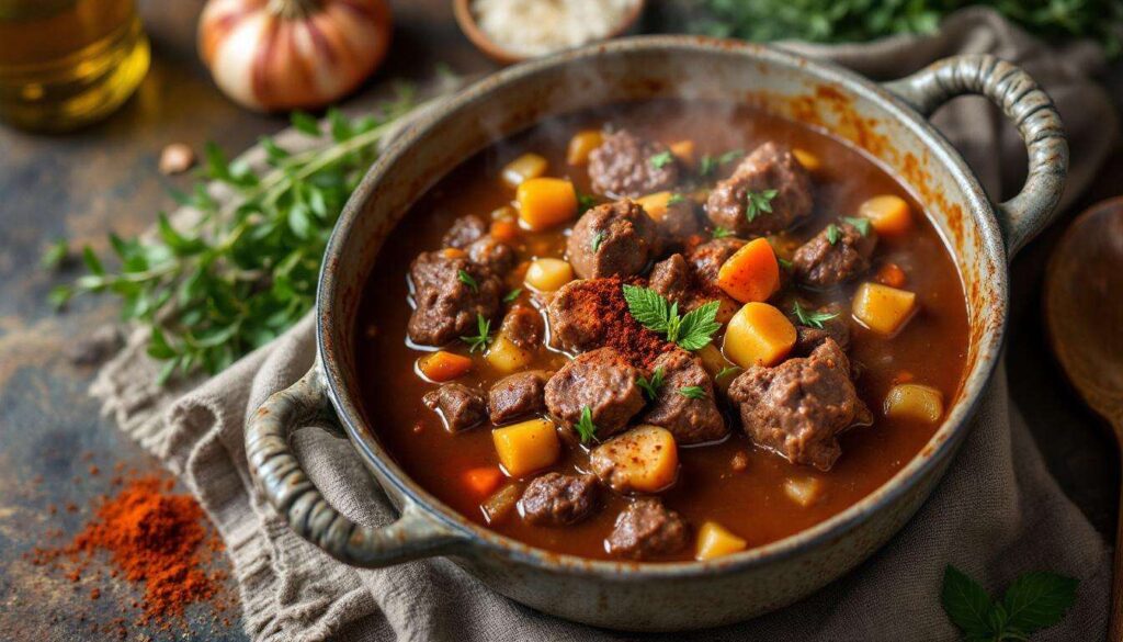 Z tego mięsa gulasz wychodzi najlepszy. Smaczny, aksamitny i pełen głębi