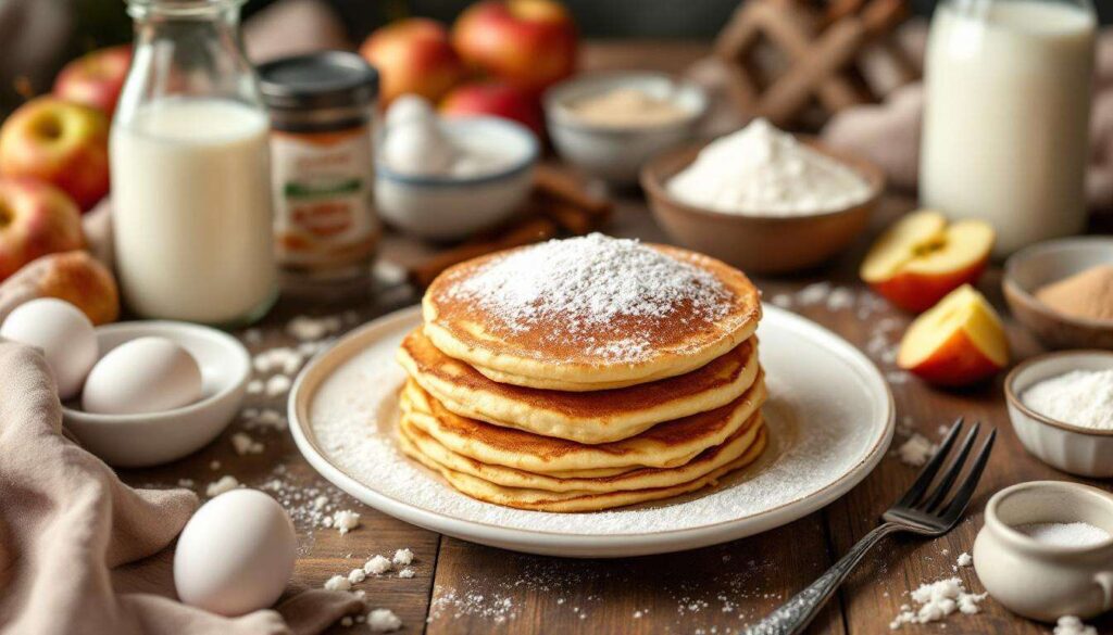 Mięciutkie, ciepłe, obłędne. Budyniowe placuszki z jabłkami to idealne śniadanie na chłodne dni