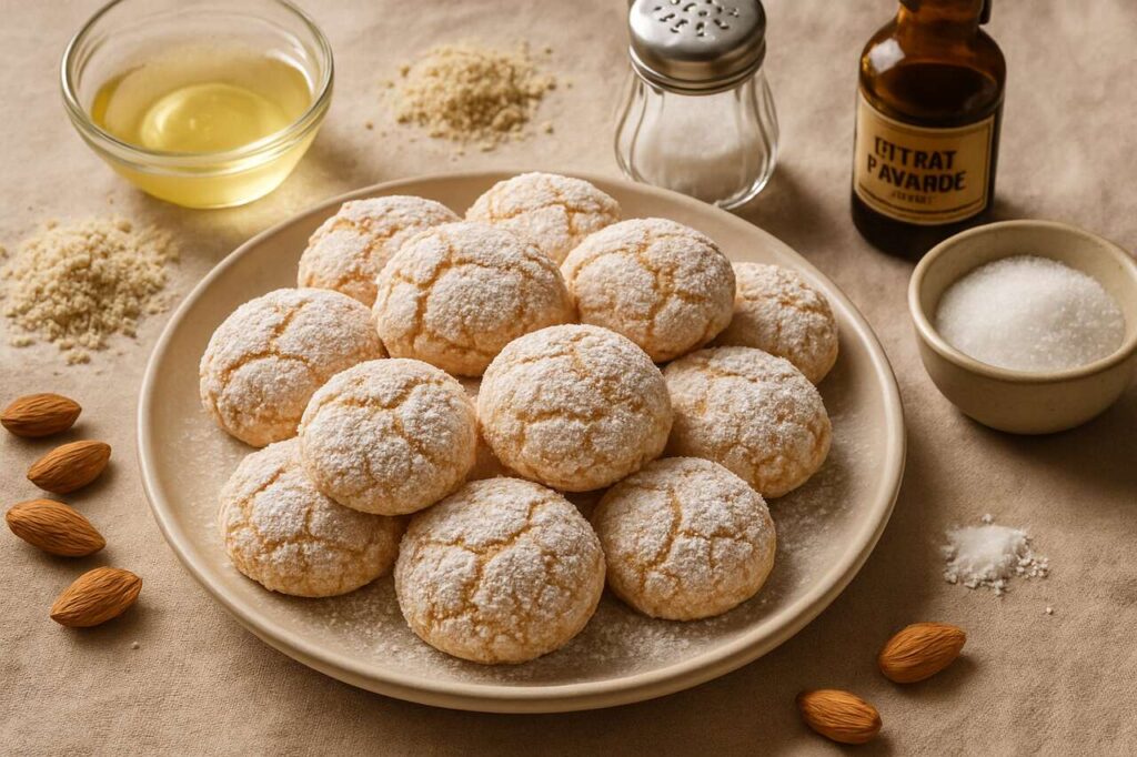 Kiedy zostają mi białka, piekę te włoskie ciasteczka. Amaretti morbidi są pyszne i obłędnie migdałowe