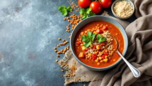 Niskokaloryczna, bogata w białko zupa. Nasyci na długo