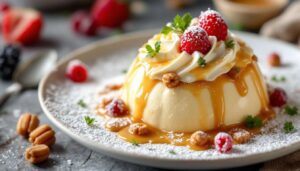 Połącz dwa składniki i wlej do foremki. Obok tego deseru nikt nie przejdzie obojętnie