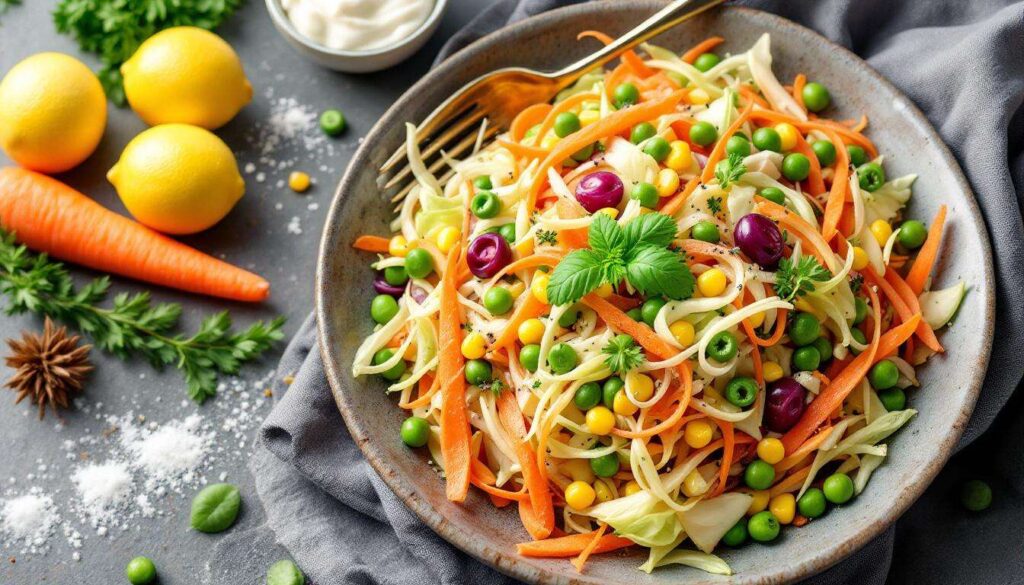 Szybka sałatka do obiadu. Pasuje do każdego dania, wychodzi soczysta i chrupiąca