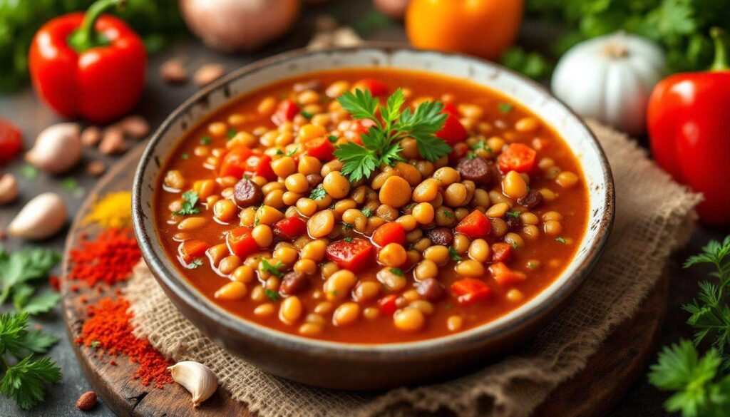 Zupę gulaszową gotuję bez mięsa. Dorzucam jeden składnik, więc ma więcej białka i syci na dłużej