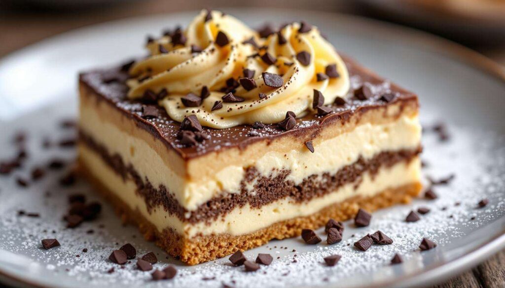 Kremowa Fantazja: ciasto bez pieczenia z musem czekoladowym i mascarpone