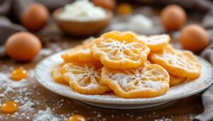 Kruchutkie faworki robię ekspresowo bez ubijania ciasta wałkiem. Mam prosty trik