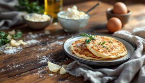 5-minutowe placki z twarogiem jem na śniadanie zamiast chleba. Pyszne, sycą 3x bardziej i pięknie pachną