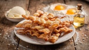 Prawdziwe faworki robię tylko z tego przepisu. Nie idę na skróty i zawsze wychodzą cudownie chrupiące i lekkie